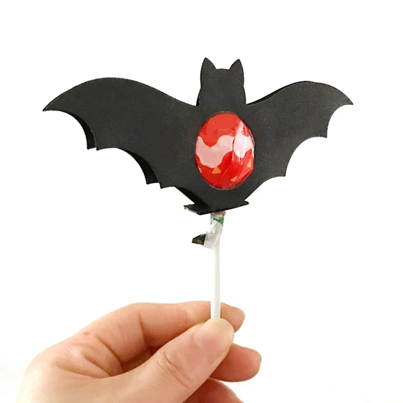 Halloween Bat Lollipop Holder Cutting Dies Birthday Greeting Card Dropsale