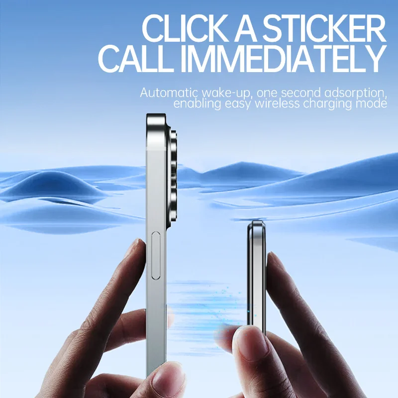 50000mAh Ultra Thin Power Bank Magnetic Wireless Fast Charging Portable Wireless Ultra Slim Card Design For iPhone Samsung view 6