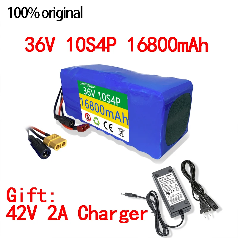 

36V Battery 18650 Lithium battery pack electric bike battery 16800mAh high capacity scooter electric rechargeable battery