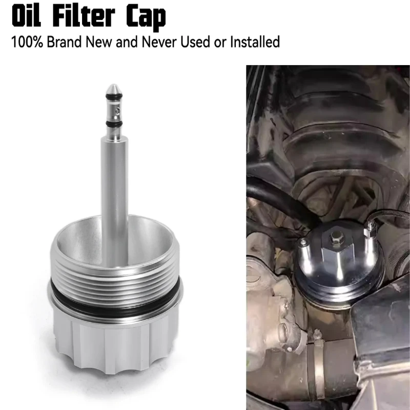 

Aluminum Alloy Fuel Tank Cap Adapter for BMW E36 323 323i 328i E39 523i 528I E46 328 Oil Filter Cover Car Accessories