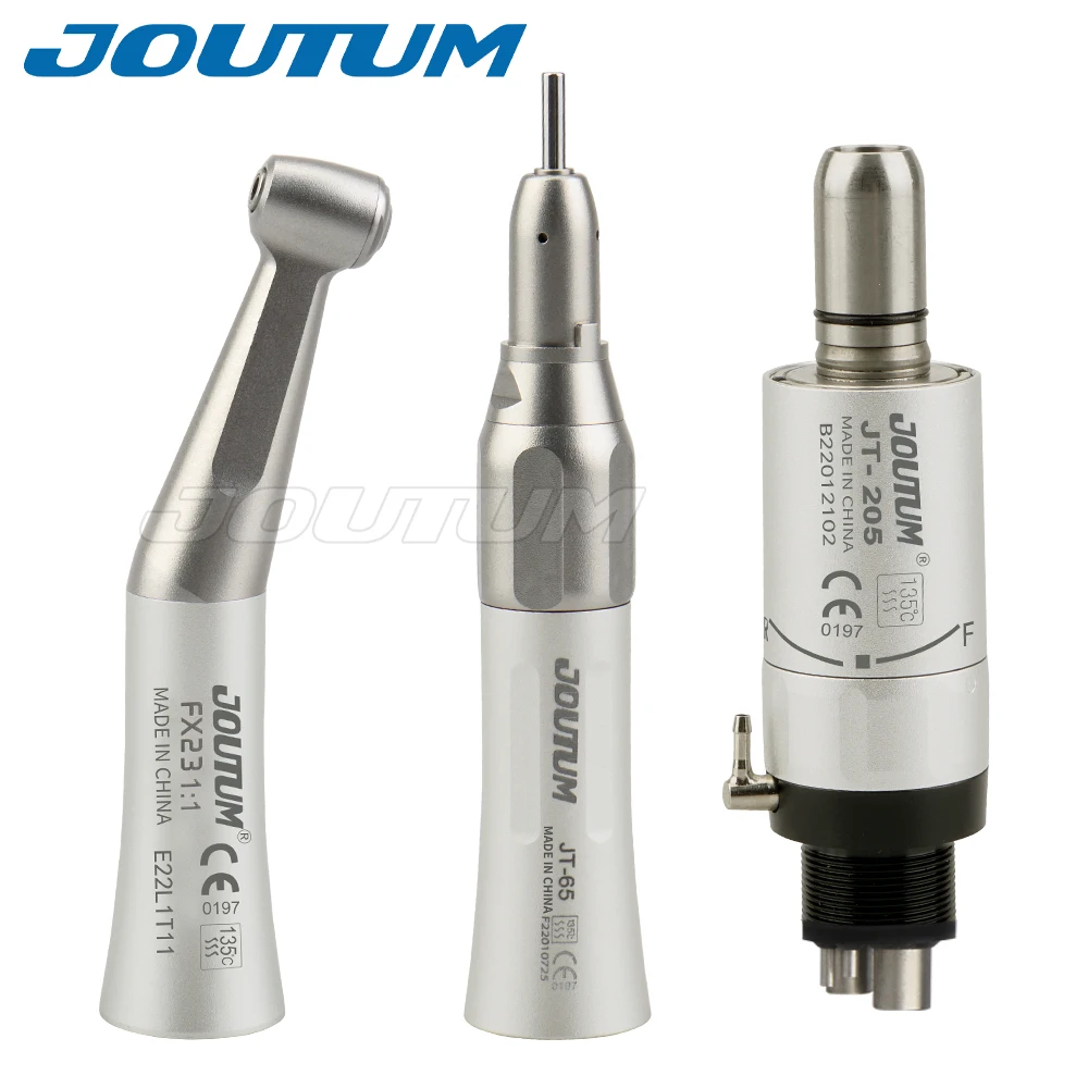 Dental FX Low Speed Handpiece Teeth Polishing Tools Contra Angle Straight Handpiece 2/4Holes Air Motor Kits Dentists Equipment