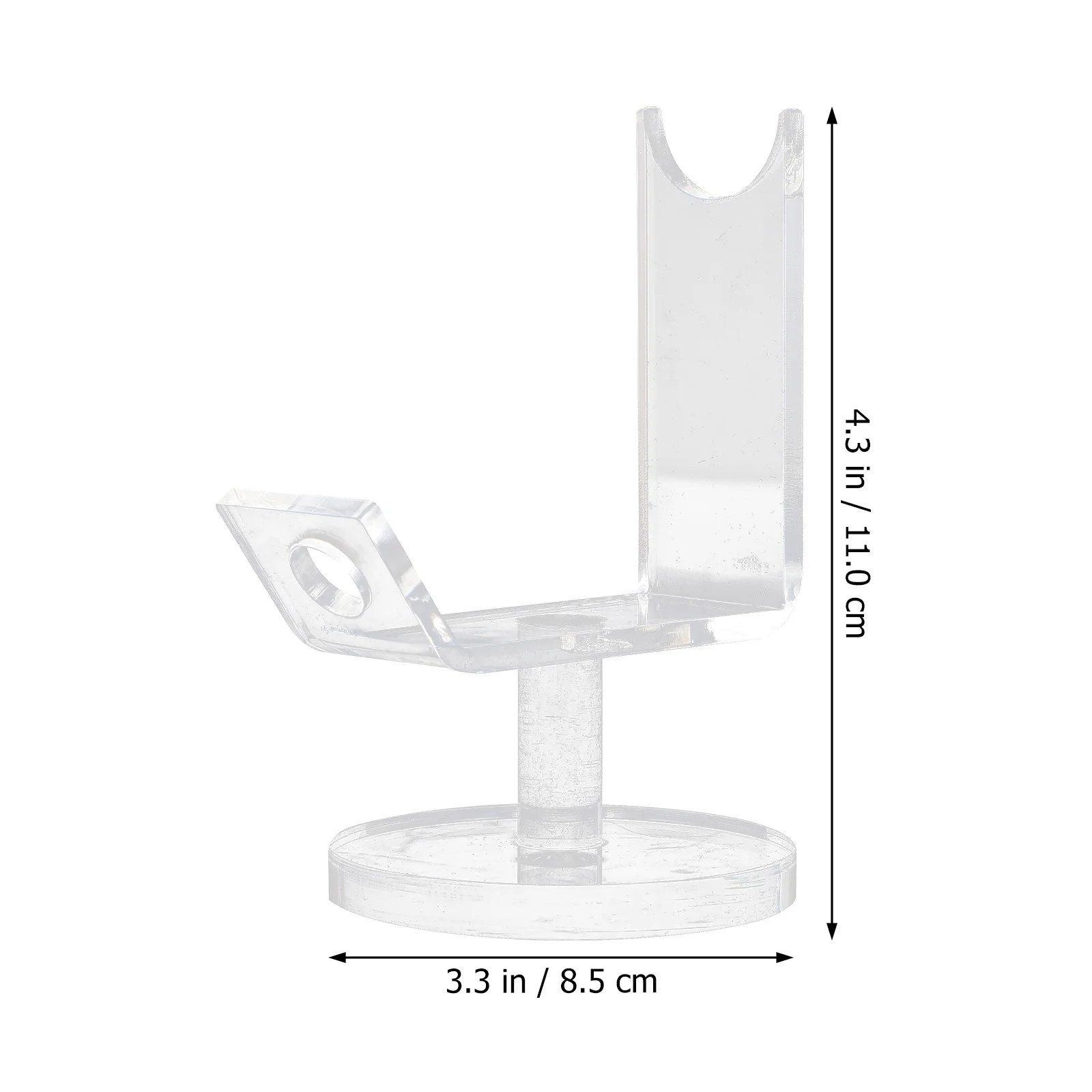 

1Pcs Acrylic Display Rack Transparent Durable Eyebrow Pen Holder Tattoo Machine Storage Stand Desktop Display Bracket