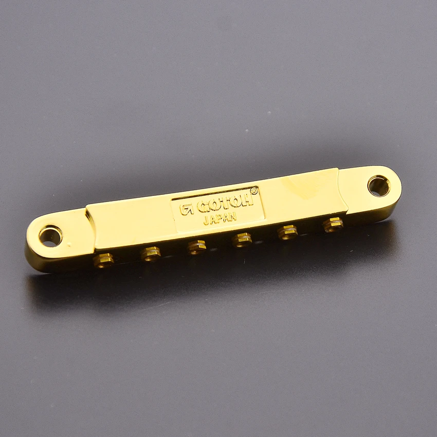 1 Set Gotoh GE104B Open Base Longer Saddle Screws Tune-O-Matic Electric Guitar Bridge JP(Origin)