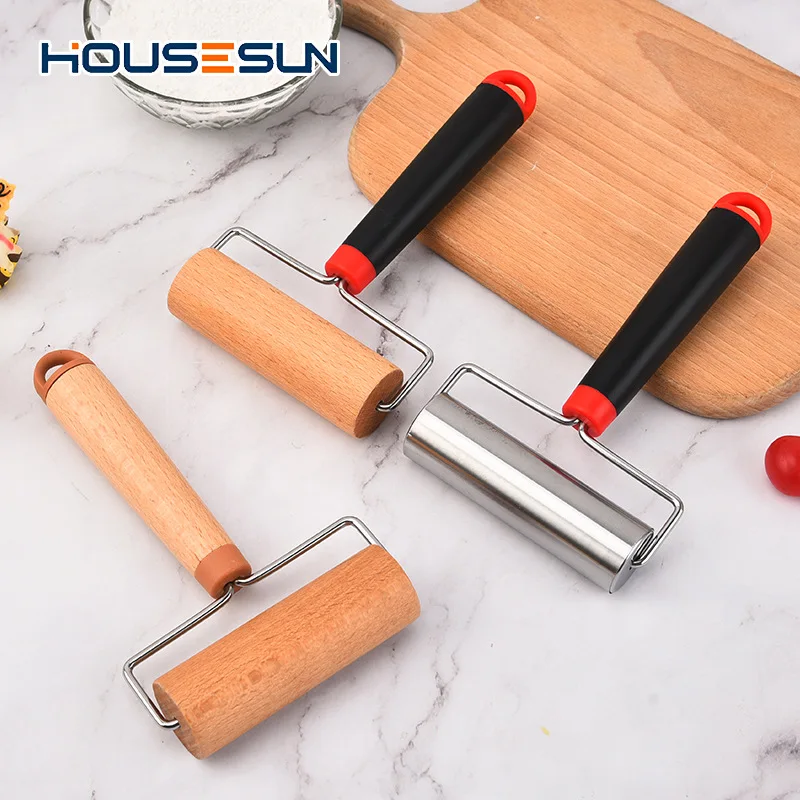 

LMM Roller Rolling Pin Stainless Steel Roller Manual Roller Flour Stick