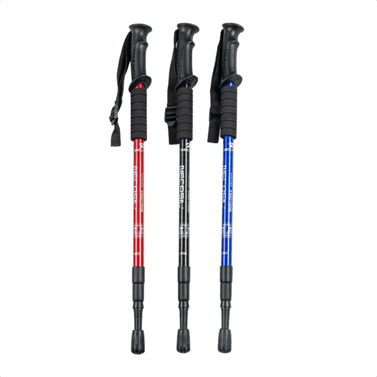 Ultralight, Adjustable, Durable High-quality Nordic Walking Sticks for Adults - NCS-10, Non-slip Trekking Poles Perfect for Hiki