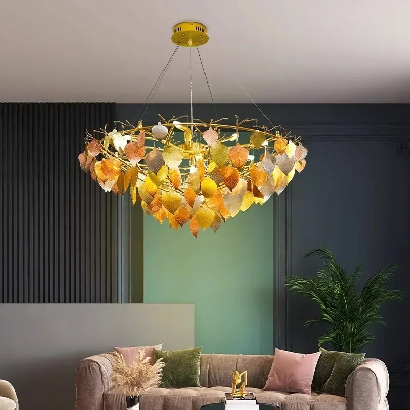 

GHJUYIOL YECTSKIModern crystal chandeliers room indoor lighting Ceiling lamp hanging lights led chandeliers for the living room