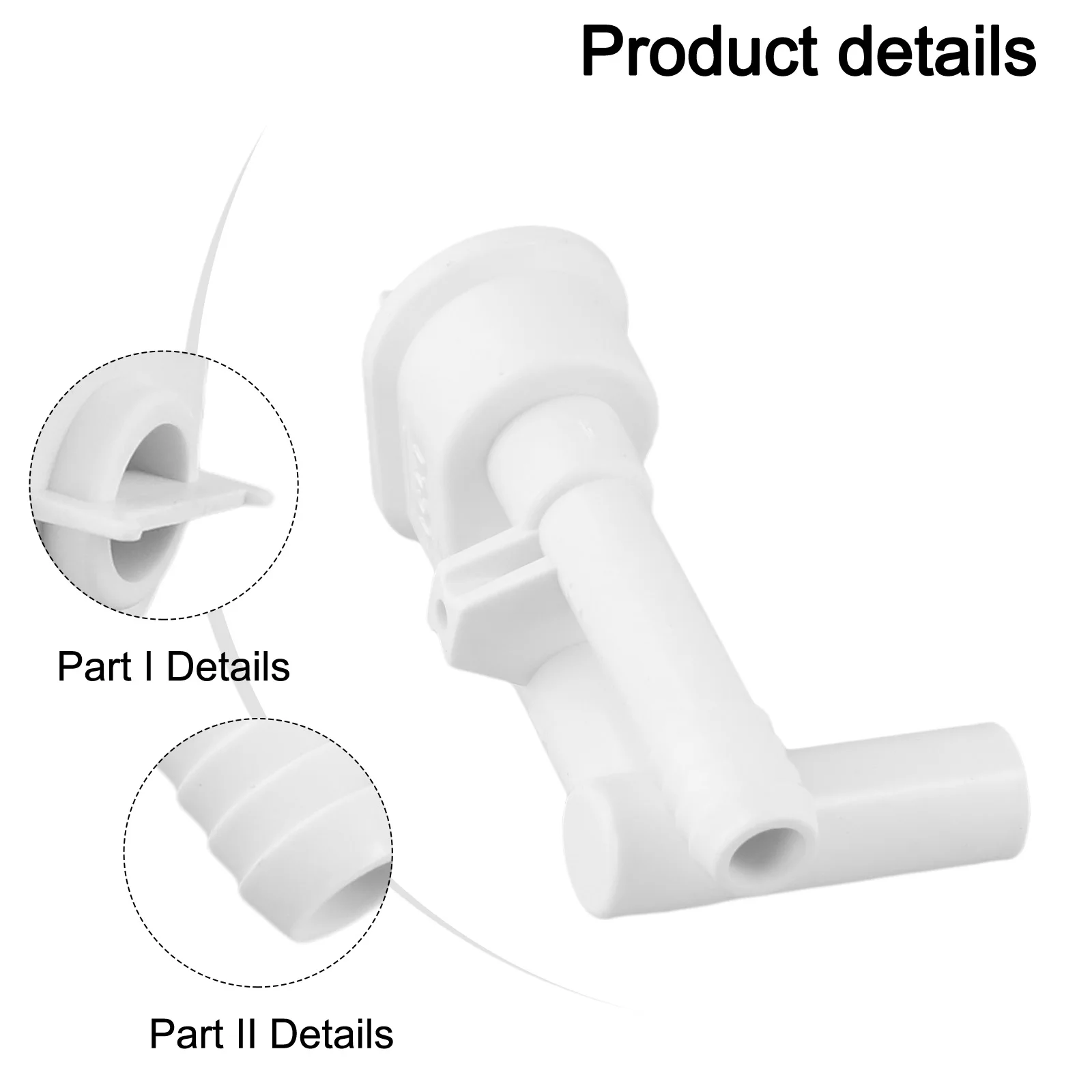 

Anti-Siphon Valve Vacuum Breaker Kit Motorhome Maintenance Color White High Reliability Toilet Kit Convenient RV Solution