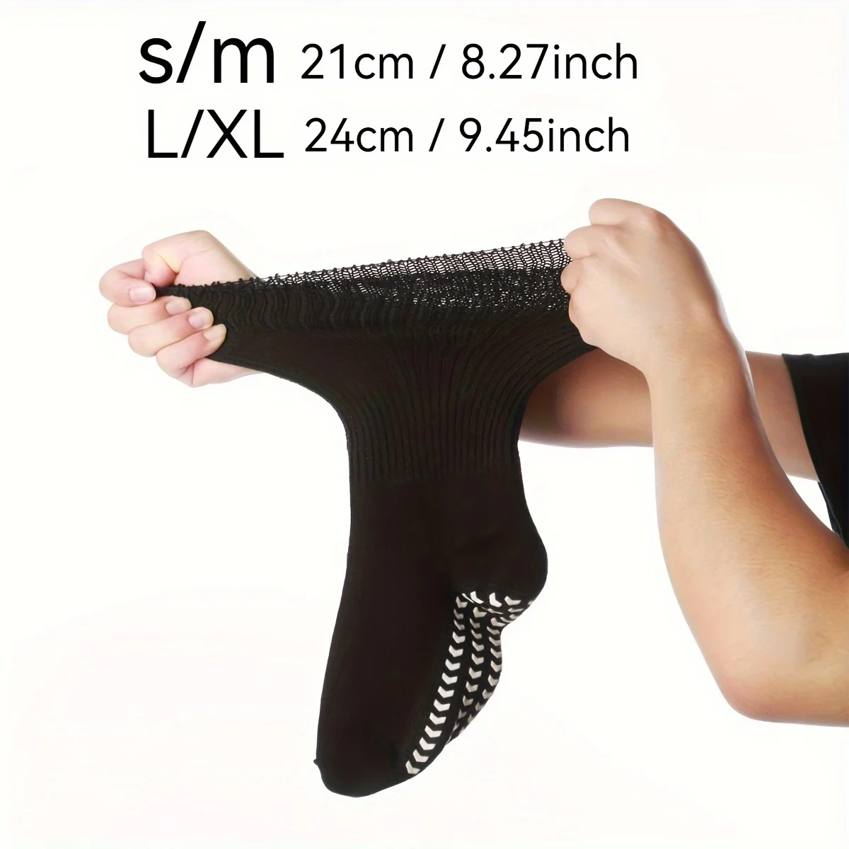 Extra Wide Socks for Swollen Feet,Soft Stretchy Senior Diabetic Socks,Men\'s and Women\'s Non-slip Non-slip Non-slip Non-slip Non-