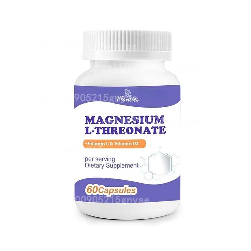

Magnesium L-threonate Capsules - Enhance Concentration, Memory, Promote Brain Health, and Improve Sleep Quality