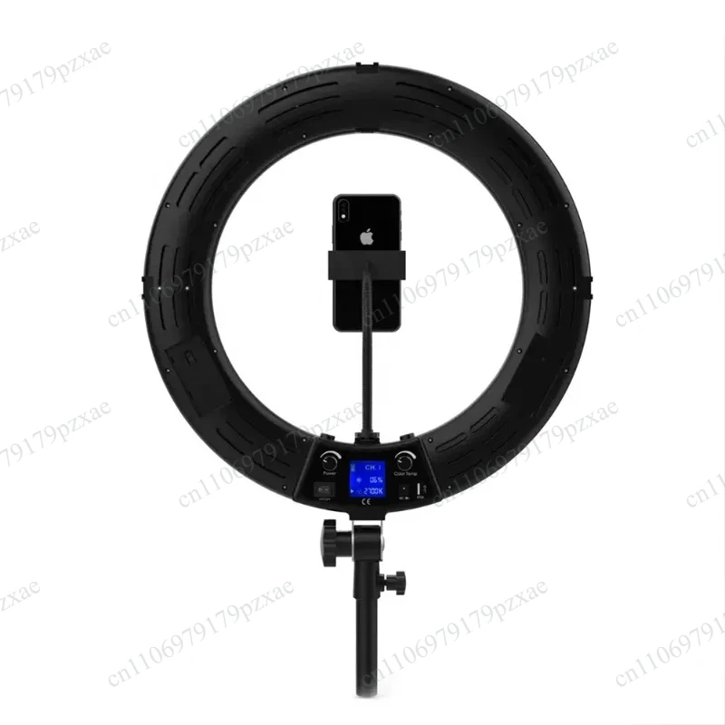 18 Inch 90W LED Ring Fill Light with LCD Display, Beauty & Photography Circular Lighting