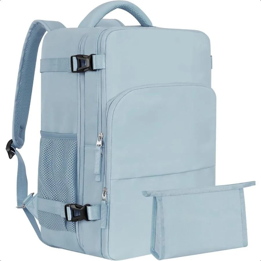 

Large Travel Backpack Laptop Backpack for Women Light Blue