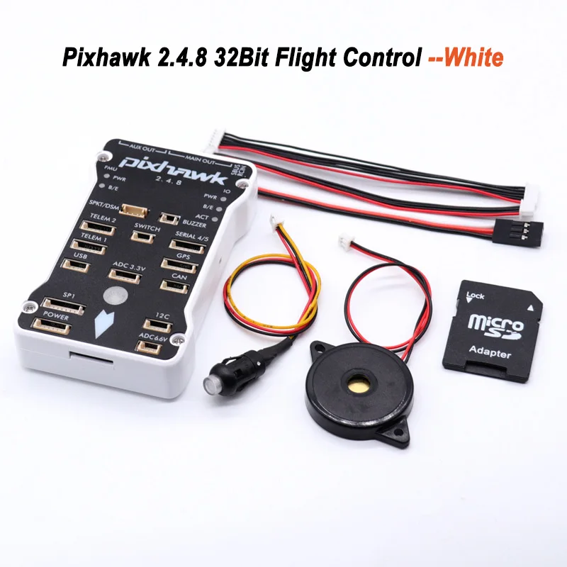 

Pixhawk PX4 Autopilot PIX 2.4.8 32Bit Flight Control with PX4FMU PX4IO Safety Switch Buzzer 4G SD for RC Drone DIY Model Parts