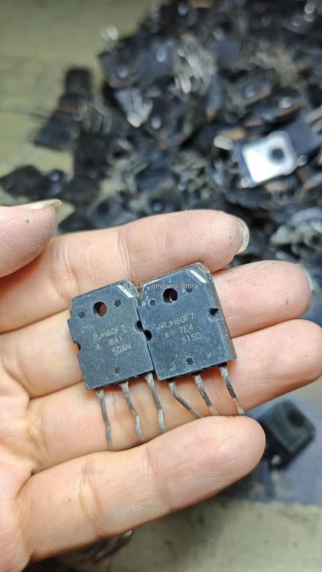Original RJH60F7 90A 600V imported welding machine inverter IGBT tube              5PCS -1lot