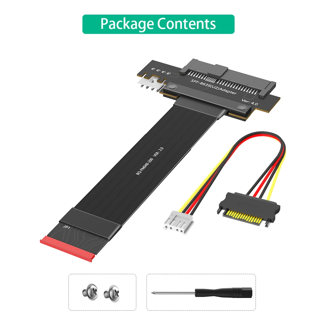 

Для NGFF M.2 NVMe 4,0 к U2 SFF-8639 Кабель Для Windows 11/10/8/7/Linux Поддерживает только 2280 тип ключа M.2 Интерфейсный кабель M 20 см ﻿