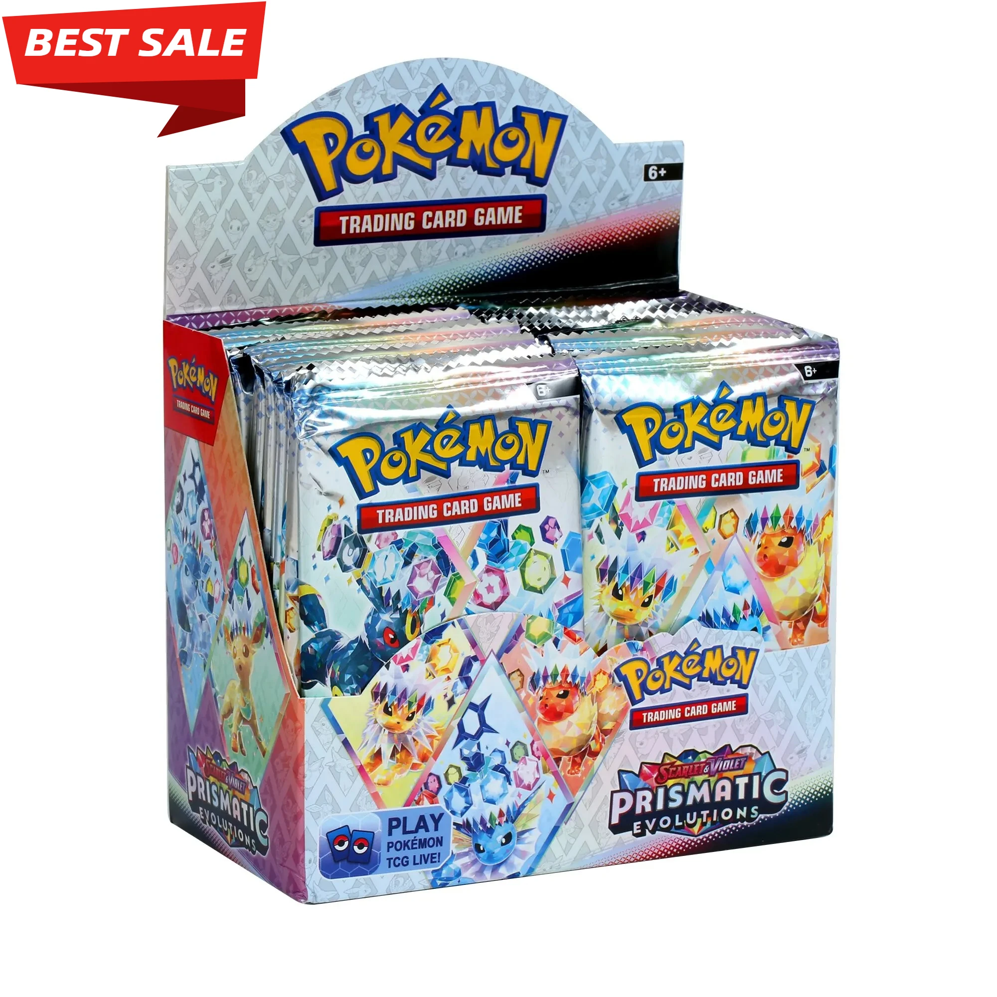 360Pcs Pokemon Card Prismatic Evolutions Scarlet Violet 151 Destined Rivals Black Bolt English Booster Battle Transaction Card