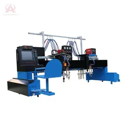 Double Axis Linear Guide Cnc Gantry Plasma Cutting Machine 63A-200A