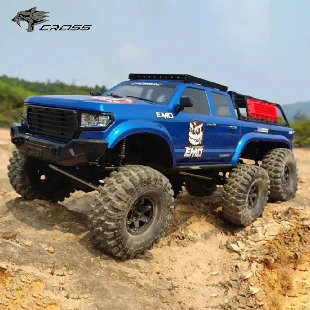 CROSSRC AT6 6WD RTR 1/10 RC Car Remote Control Electric Model Climbing Car Six-wheel Front and Rear Off-road Differential Lock