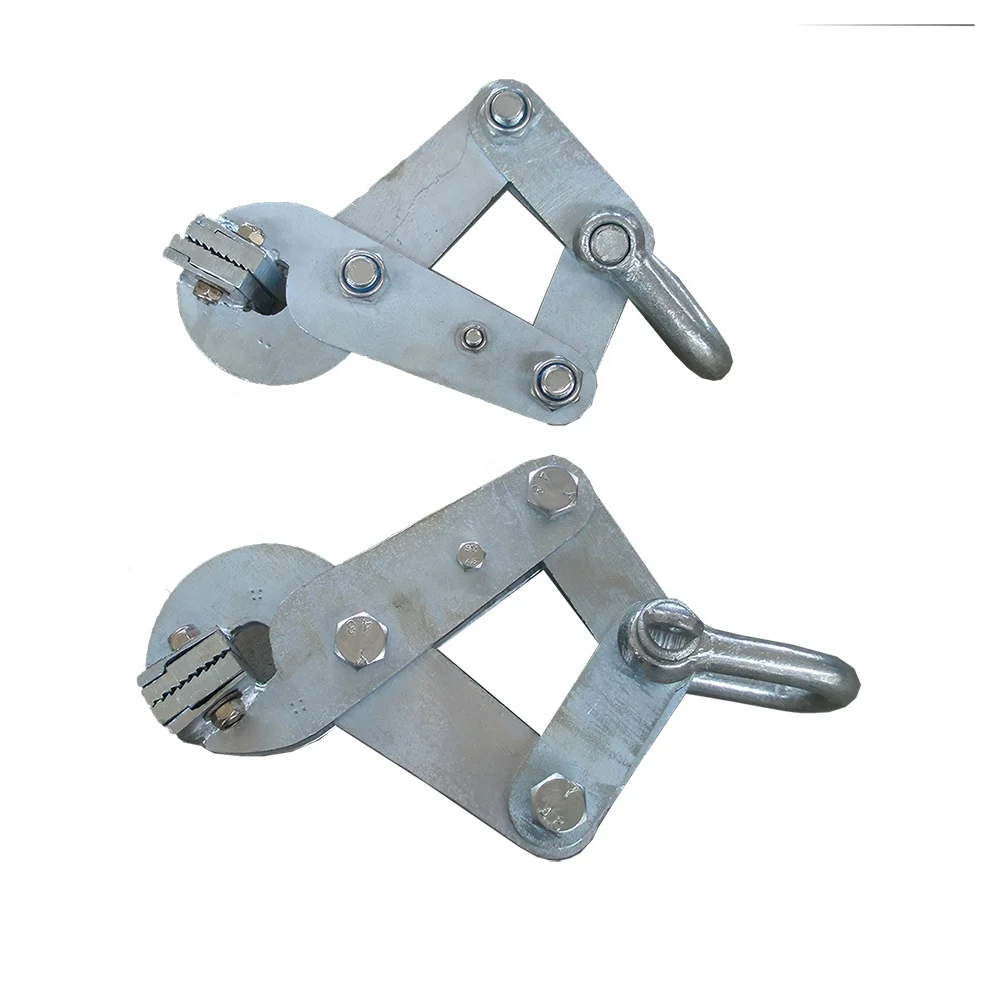 

Belt vice grips belt clamp used for stripping layers of multilayer conveyor belt