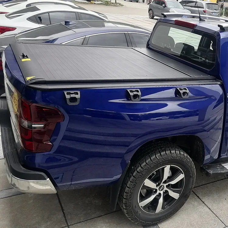 Car Trunk Lids For Changan KAICENE F70 Shenqi F30 Pickup Bed Tonneau Cover Retractable Roller Shutter Tail Box Cover Electric
