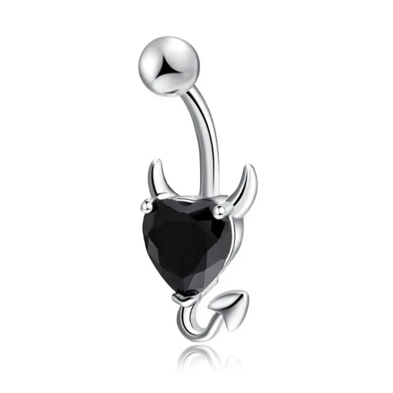 DELYSIA KING Stainless Steel Belly Button