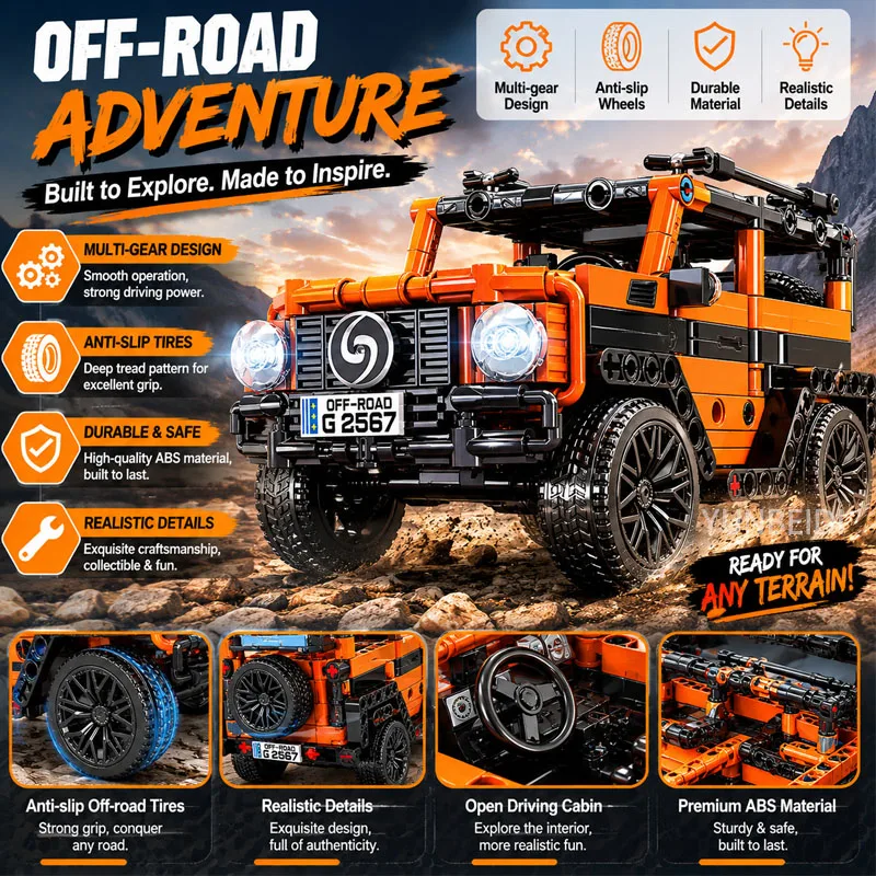 blocos-de-montar-tecnicos-de-suv-off-road-modelo-4x4-veiculo-de-aventura-todo-o-terreno-com-pneus-antiderrapantes-e-construcao-mecanica