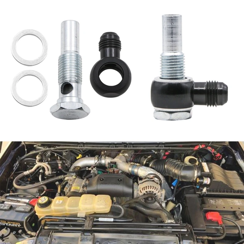 Refroidisseur d'huile Transmission adapté pour 6AN 4 NPSM 4L80E pour 350 400 700R4 4L60E, raccords Banjo à 90