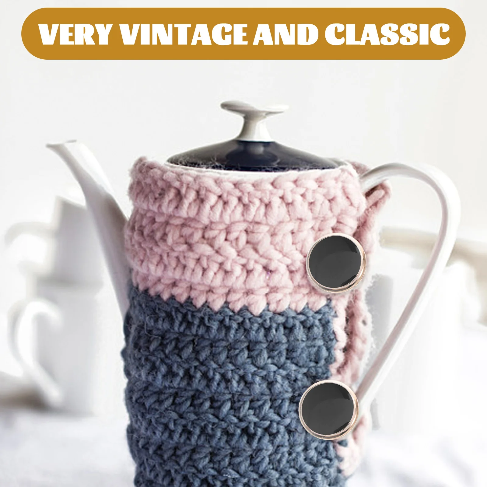 

50Pcs Resin Buttons Gold Edged Elegant Sewing Buttons for Shirts Sweaters Jackets Clothing Accessories Resin Button