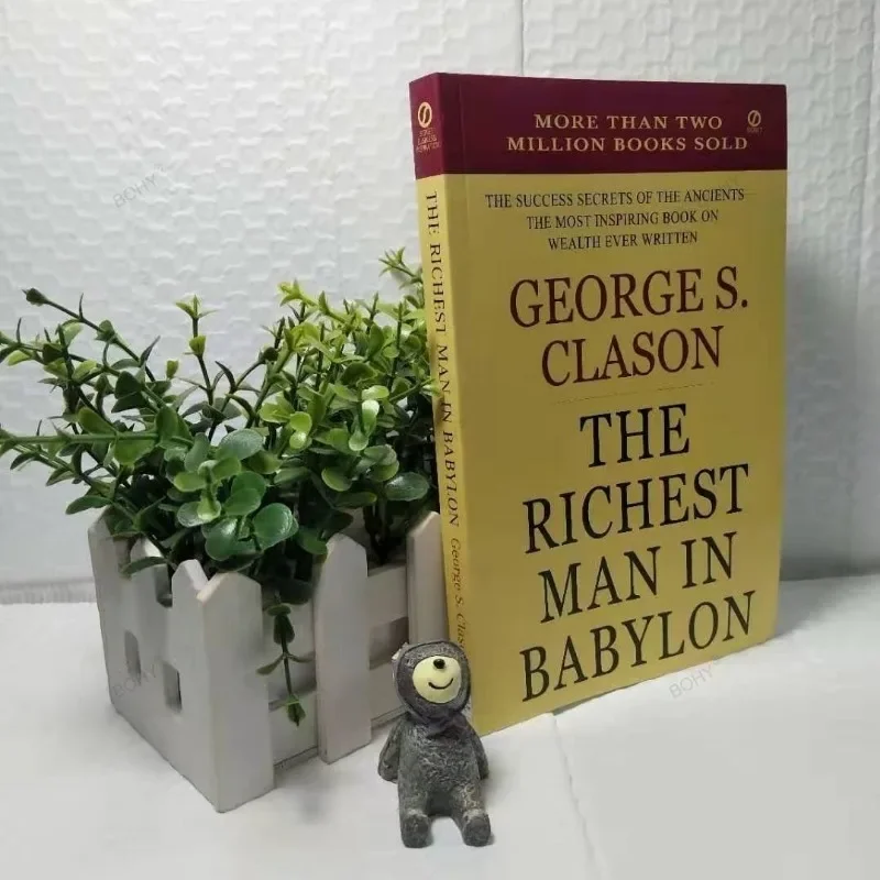 El hombre más rico de Babylon de George S. Clason-libro de lectura inspirador para adultos, libro de éxito financiera en inglés