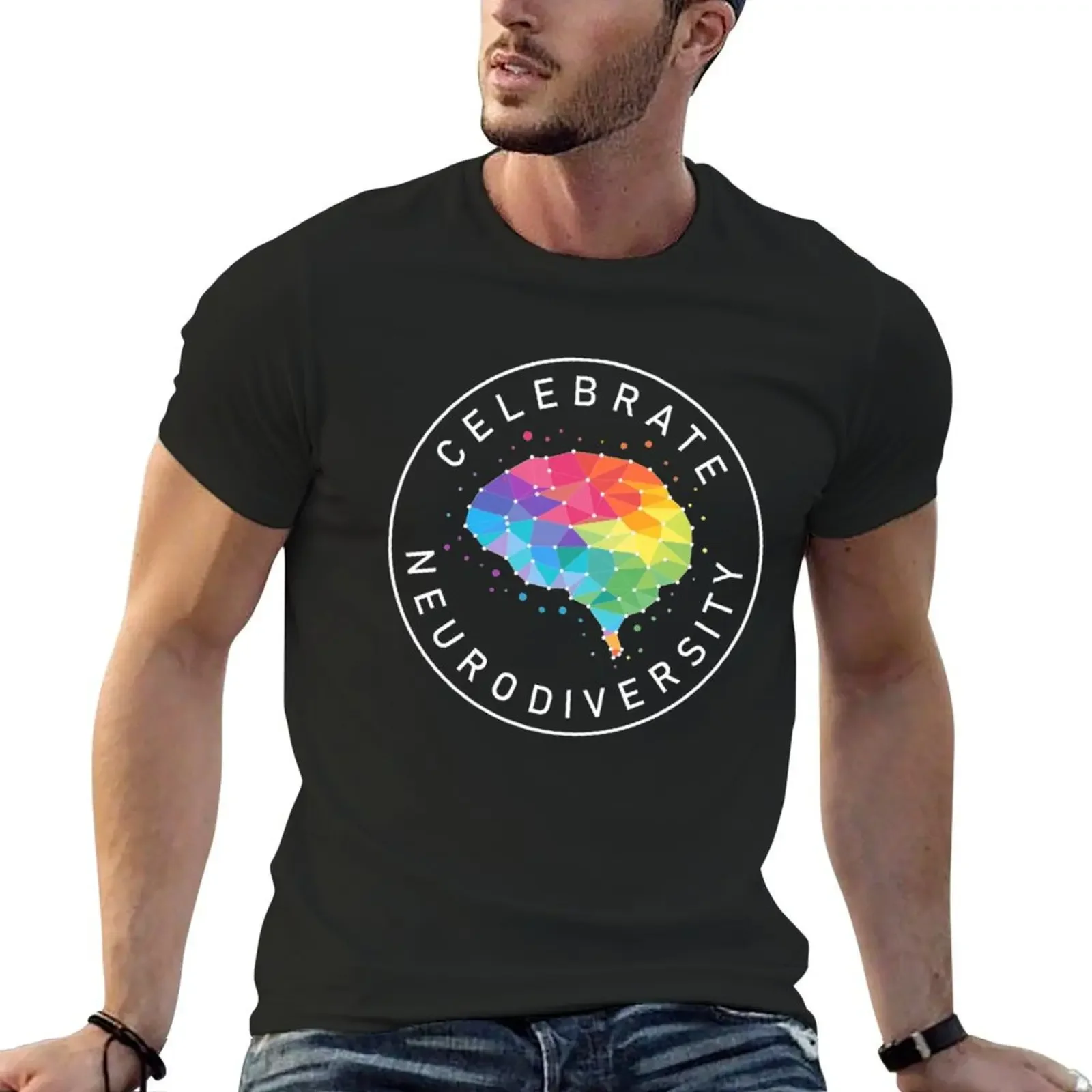

Celebrate Neurodiversity T-Shirt customs boys whites shirts graphic tee mens t shirt graphic
