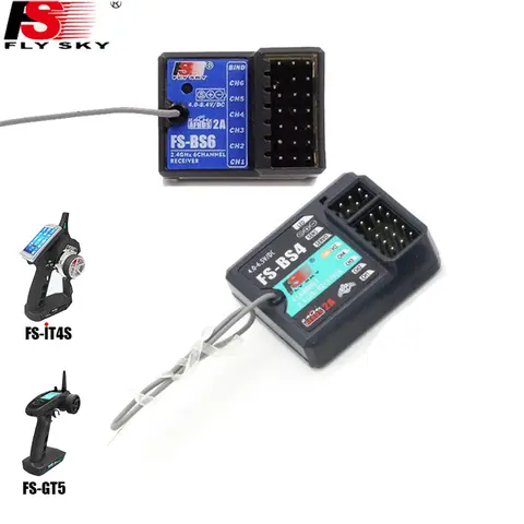 Flysky Receiver FS-BS3 FS-BS6 FS-BS4 with Gyro Stabilization System for Flysky FS-IT4S/ FS-GT5 Remote Controller