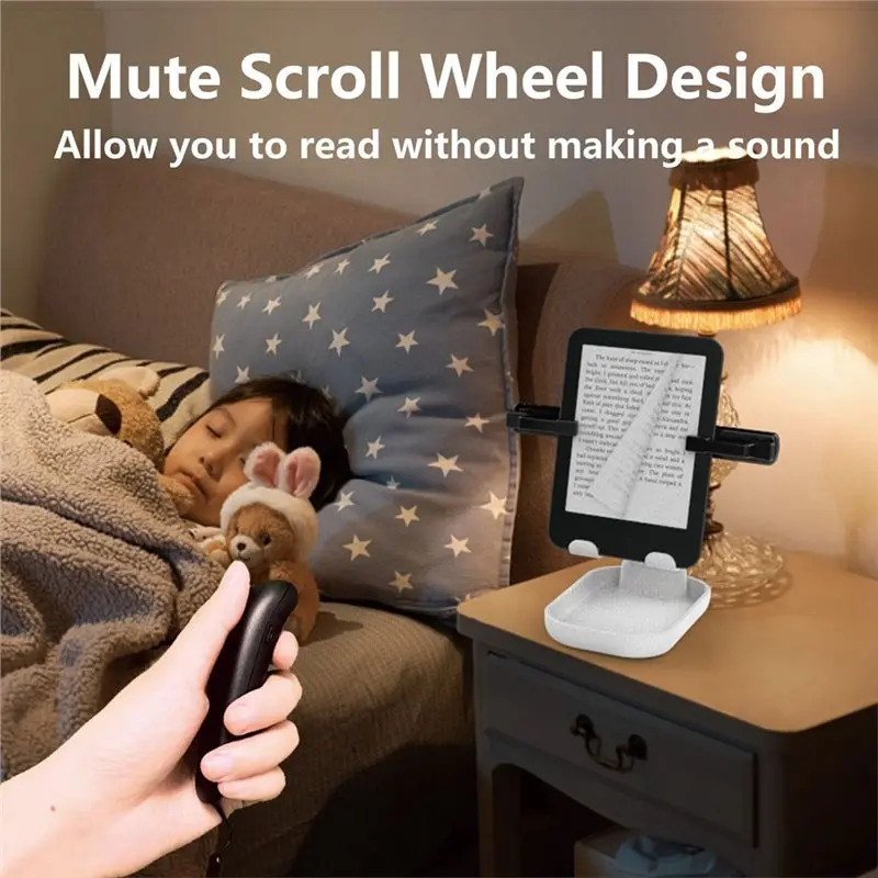 ABKN Wireless Ebook Page Turner Remote Control Clicker for Kindle Mobile Devices Enhances Reading Experience