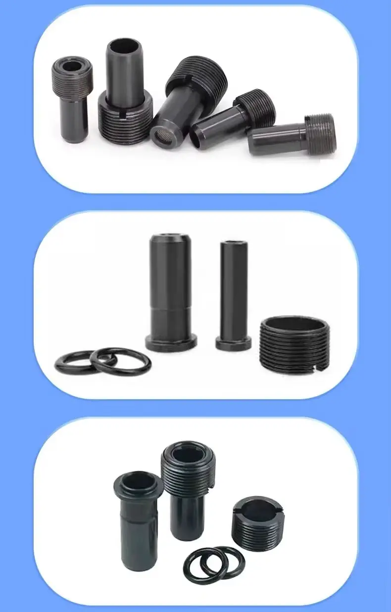 5Pcs HSK32-100 M18x1.0 Coolant Tube with O-ring Nut Tube for HSK63 Tool Holder