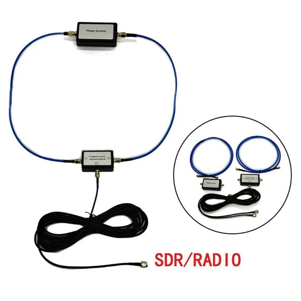 Antena electromagnética Youloop de 250MW, antena de bucle magnético pasivo portátil de 10Khz a 30 Mhz, nueva con RG402 + RG174 para VHF-N33