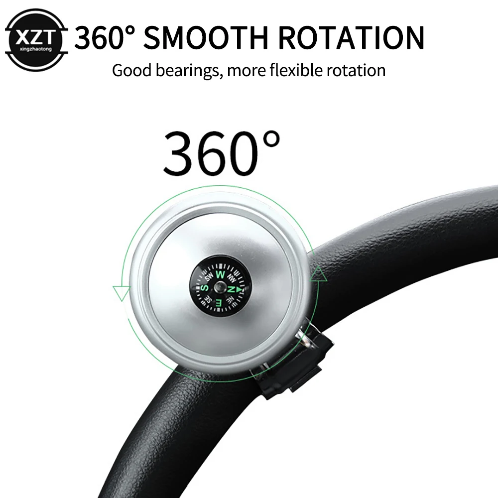 

New Car Steering Wheel Spinner Knob with Compass 360degree Power Handle Ball Booster for Vehicle Steering Wheel Auto Accessories