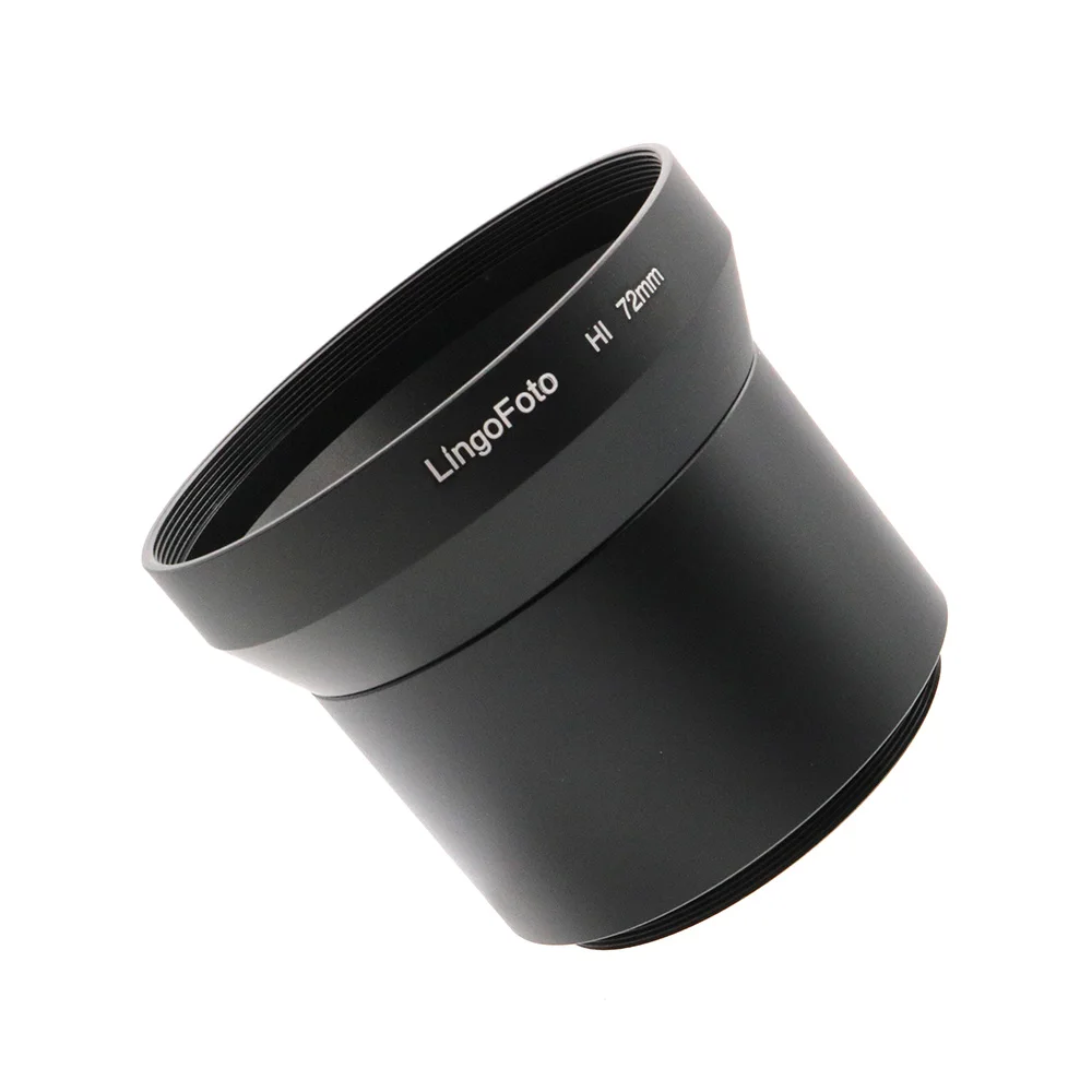 محول العدسة حلقة أنبوب 72 مللي متر لسوني H1 كاميرا رقمية