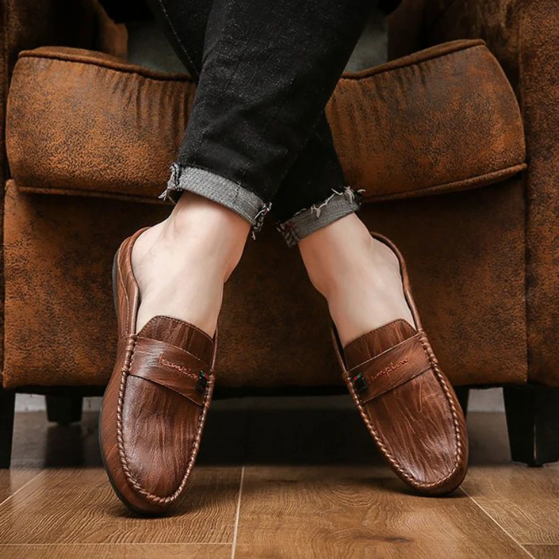 Walk Around Home Shoes Half Slippers For Men House Indoor Eva Mules Sandals Man Designer Luxury With Korean Style Adult Cheap