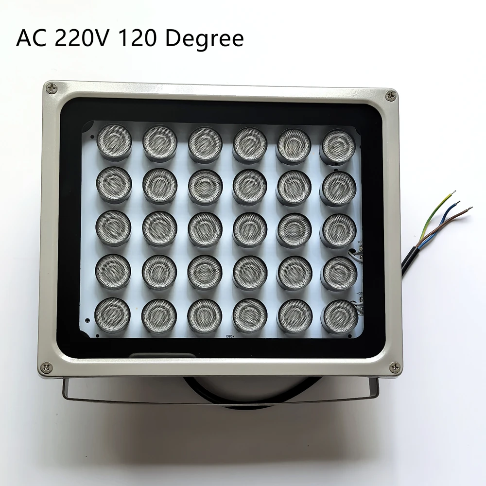 AC 220V 30 Array LEDS IR Illuminator Infrared Lamps Night Vision Outdoor Waterproof For CCTV Security Camera Photography Lamp