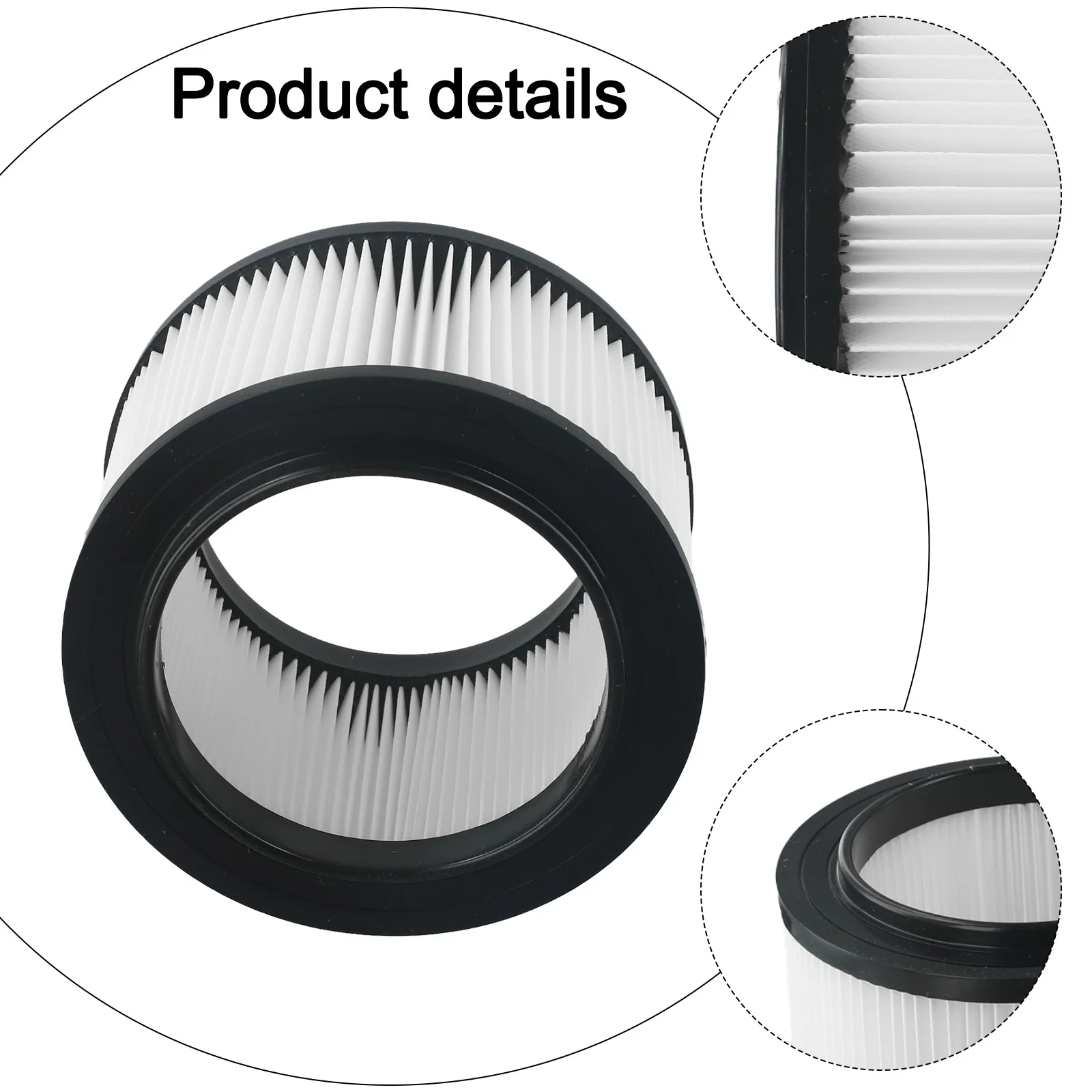 

15.8*11.5cm Replacement Vacuum Filter Debris Filtration Long-lasting Performance Robust Construction Easy Installation