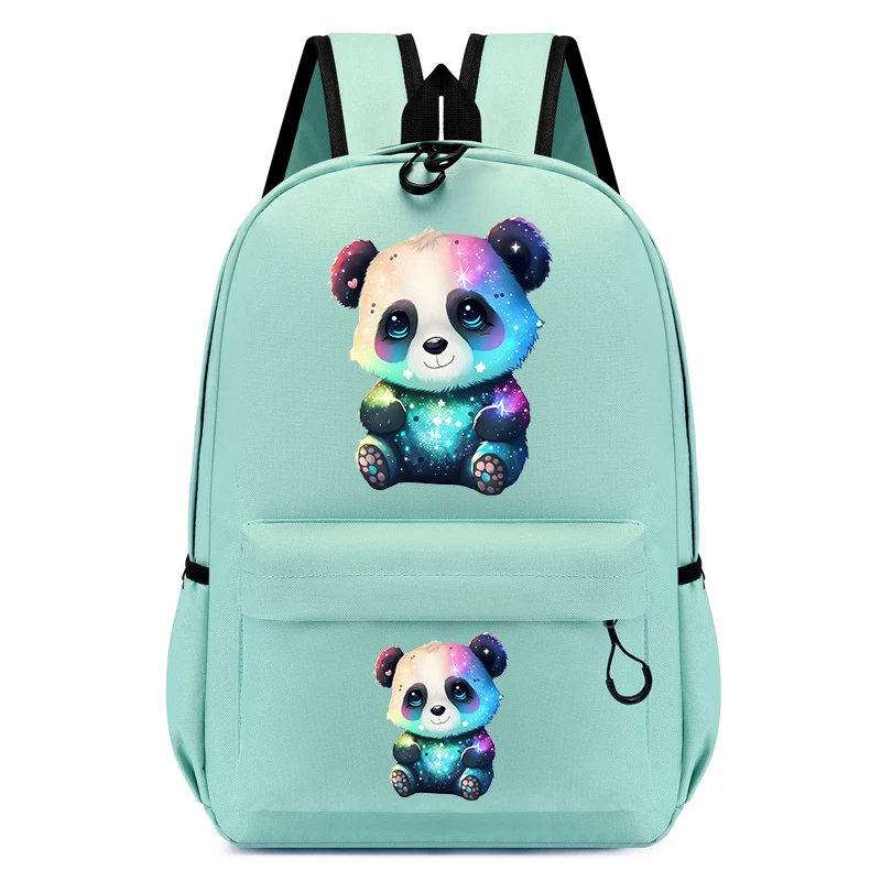 Mochila Escolar Infantil Panda Anime, Sacos Pré-Escolares, Mochila Infantil, Bookbag Dos Desenhos Animados Kawaii