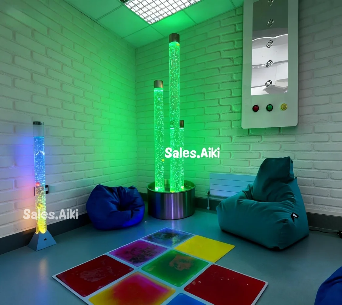 Calming Room Sensory Bubble Tube Colorful Water Column LED Water Bubble Tube For Therapy,Visual Sensory Stimulation