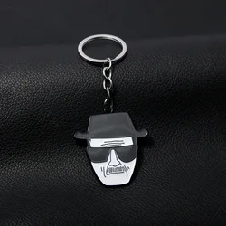 TV breaking Keychain Key Holder Walter White Key Chain Metal Keychain Pendant Charm Jewelry Backpack Bag Accessories