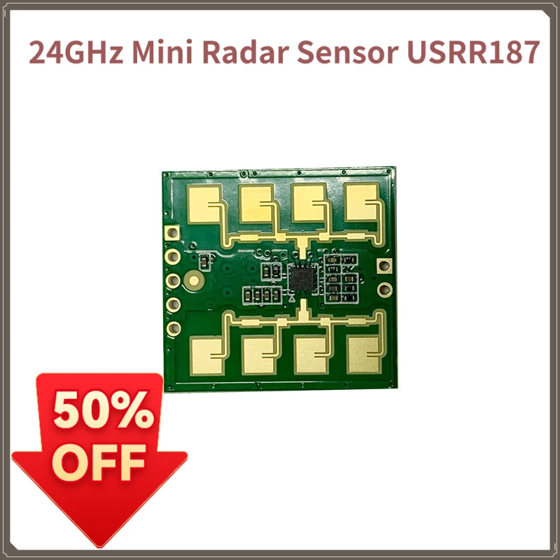 USRR187 24GHz Mini Radar Sensor Module Human Presence Detection Vehicle Classification Parking Space Monitoring
