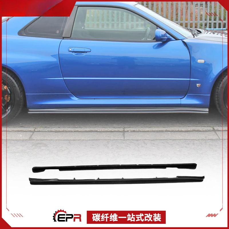 

Для Nissan Skyline R34 GTR боковые юбки в стиле Nismo из смолы