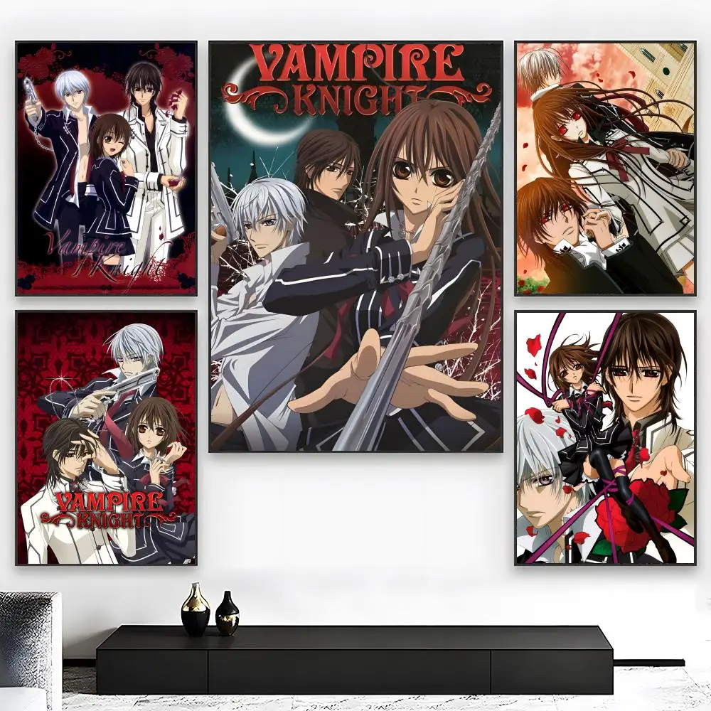 ANIME  V-Vampire Knight Poster Wall art print art suitable for living room bedroom bar parlor home decor gift