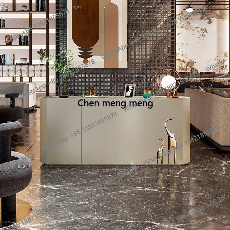 

Solid wood entrance, home decoration cabinet, modern simple partition, dining side cabinet