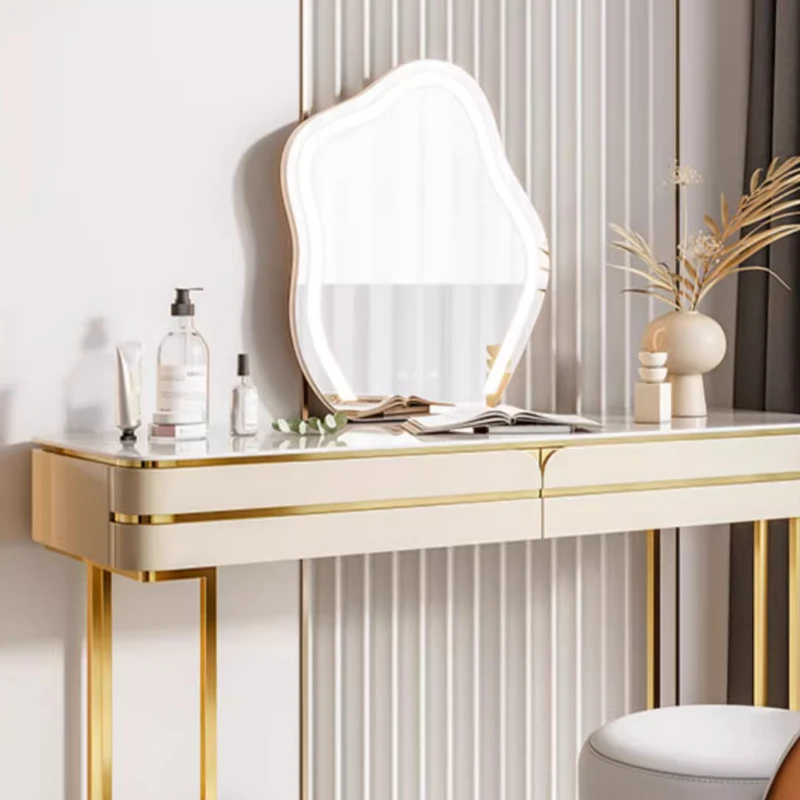 Modern Nordic Vanity Table Luxury Desk Decor Makeup Desk Dressing Table Living Room Salon Coiffeuse De Chambre Bedroom Furniture