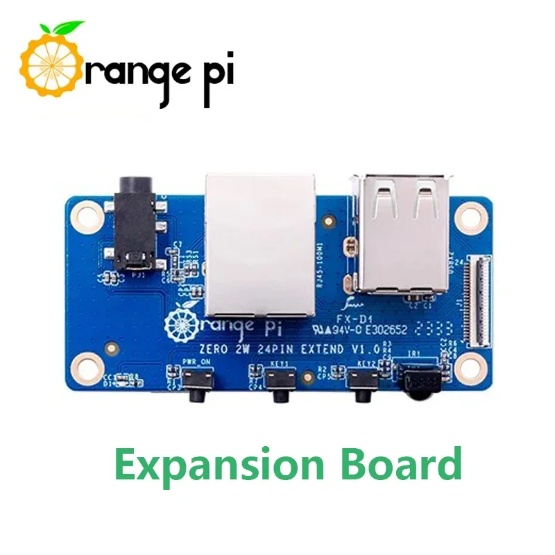 Плата расширения Orange Pi для мини-ПК Orange Pi Zero 2 Вт с сетевым интерфейсом USB, кнопка питания инфракрасного звука