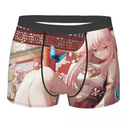 Mens Yae Miko Anime darbe baksır şort külot nefes alan iç çamaşırı erkek mizah boyutu külot Polyester