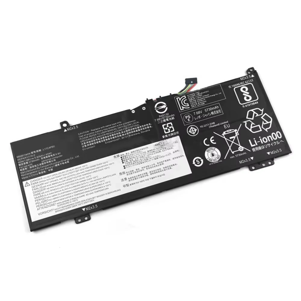 L17C4PB0 L17M4PB0 7.68V 45Wh Laptop Battery For Lenovo Xiao Xin Air 14 15 2018 IdeaPad 530S-15IKB Yoga 530-14IKB 14ARR Series