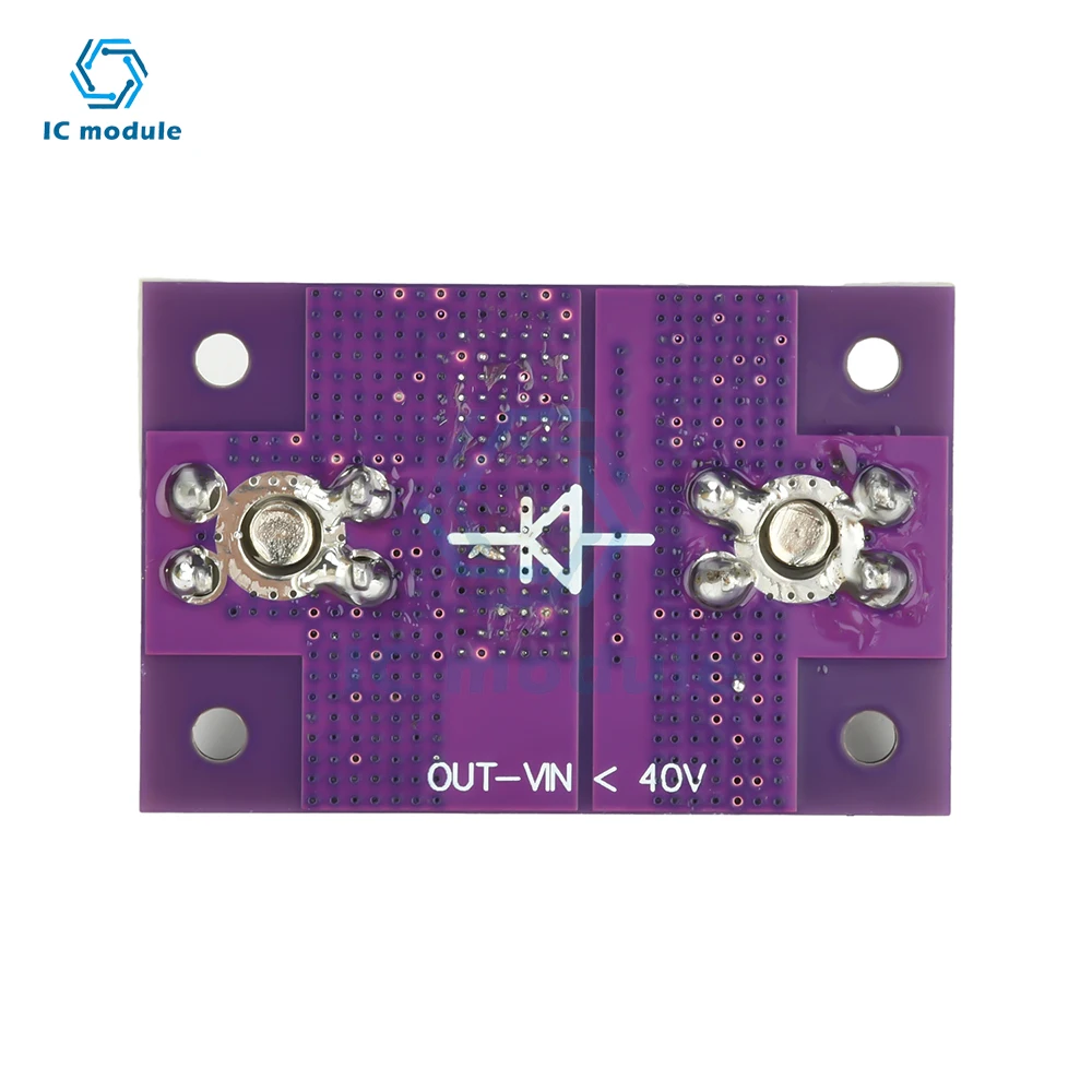 40 A, 60 A, hohe Leistung, keine Spannungsbegrenzung, ideales Diodenmodul, bodenfreies Design, Schutz der umgekehrten Polarität, geringer Verbrauch